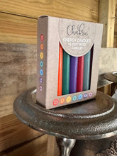 Load image into Gallery viewer, PACK OF 14 UNSCENTED CHAKRA ENERGY CANDLES