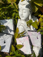 Load image into Gallery viewer, Moon crystal Necklace gift cards