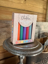 Load image into Gallery viewer, PACK OF 14 UNSCENTED CHAKRA ENERGY CANDLES