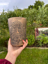 Load image into Gallery viewer, Green Man Terracotta Plant pot