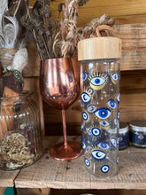 Load image into Gallery viewer, All seeing eye glass bottle