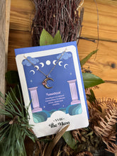 Load image into Gallery viewer, THE MOON CELESTIAL AMETHYST NECKLACE & GREETING CARD