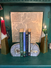 Load image into Gallery viewer, Clear Quartz & Agate Crystal Bookends 1.6kg!