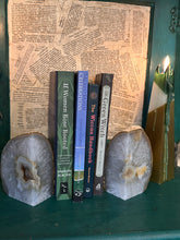 Load image into Gallery viewer, Clear Quartz & Agate Crystal Bookends 1.6kg!