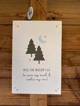 Load image into Gallery viewer, In to the woods Wall hanging