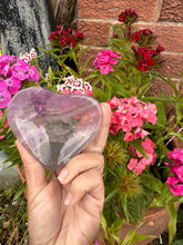 Load image into Gallery viewer, Purple Fluorite Heart Bowl