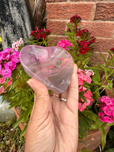 Load image into Gallery viewer, Purple Fluorite Heart Bowl