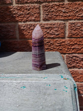 Load image into Gallery viewer, Purple fluorite tower