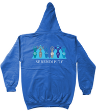 Load image into Gallery viewer, Goddess Zipped Hoodie - Dark Colours