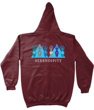 Load image into Gallery viewer, Goddess Zipped Hoodie - Dark Colours
