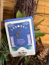 Load image into Gallery viewer, THE MOON CELESTIAL AMETHYST NECKLACE &amp; GREETING CARD
