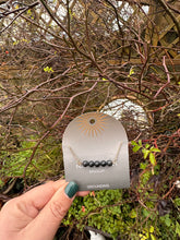 Load image into Gallery viewer, Black Obsidian Bead Bracelet
