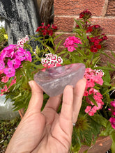 Load image into Gallery viewer, Purple Fluorite Heart Bowl

