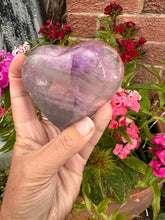 Load image into Gallery viewer, Purple Fluorite Heart Bowl
