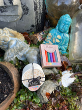 Load image into Gallery viewer, Chakra Candle &amp; Gemstone gift bundle
