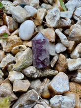 Load image into Gallery viewer, Mini rainbow fluorite tower

